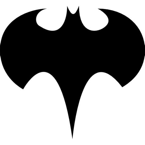 Batman logo silhouette icon