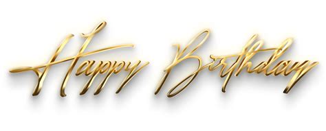 Happy Birthday Font PNG Transparent Image - Free Download!