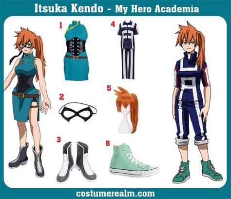 Dress Like Itsuka Kendo From My Hero Academia, Itsuka Kendo Costume, Cosplay, Halloween Costume ...