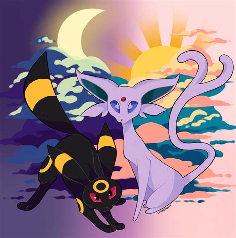 Umbreon And Espeon Wallpaper