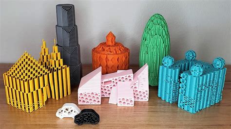 Infill Pattern Art - 3D Printing Without Walls