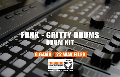 Gritty Drums & Gritty Funk Sound Kit | Free Funk Drum Samples