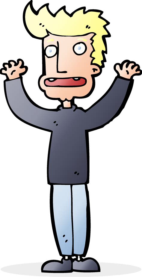 cartoon stressed man 12281831 Vector Art at Vecteezy