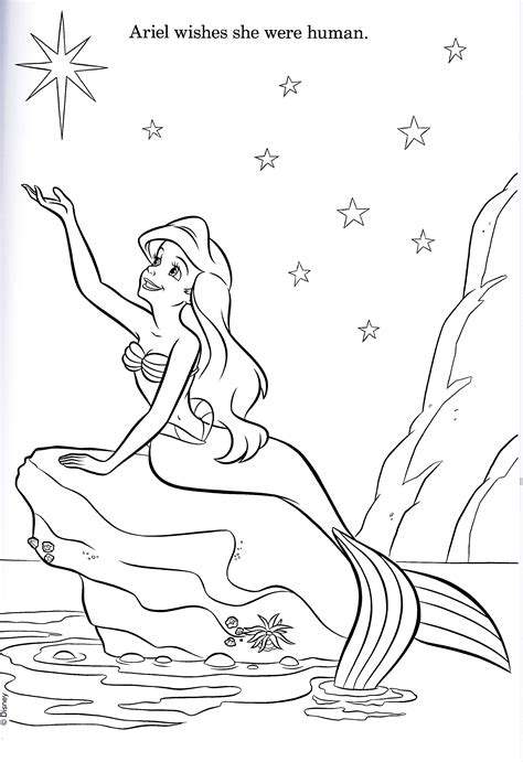 123 best ideas for coloring | Ariel Disney Coloring Pages