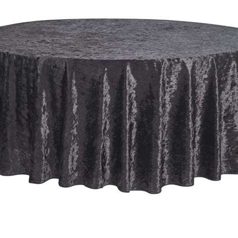 Deluxe Dinnerware | Black Velvet Tablecover