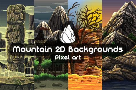 Mountain Pixel Art 2D Game Backgrounds | mail.napmexico.com.mx