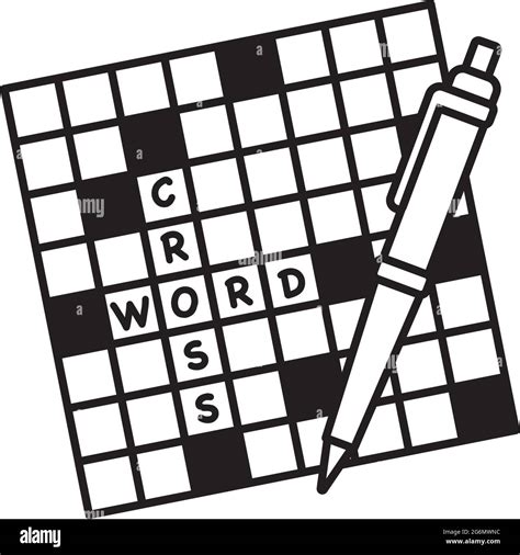 Clipart Crossword Puzzle Clue