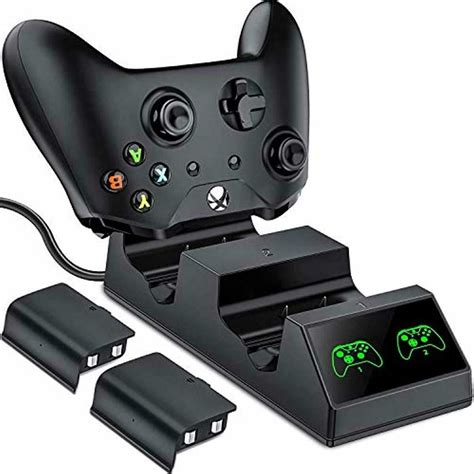 Xbox One Controller Charger Dual Charging Station with 2 x 600mAh Rechargeable B - Walmart.com ...