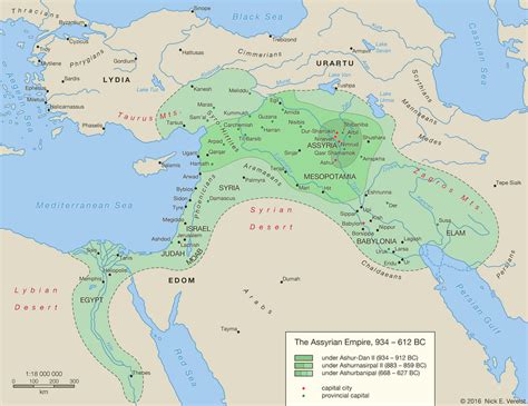 The Assyrian Empire, 934 - 627 BC by Undevicesimus on DeviantArt