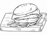 Cheeseburger coloring page  Free Printable Coloring Pages sketch template