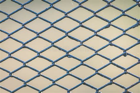 Diamond-shaped Steel Mesh Fence Close-up Background Stock Photo - Image of design, shape: 207527038