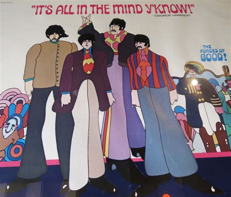 Original 1968 Beatles Yellow Submarine Movie Poster | Modernism