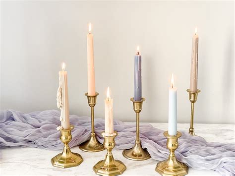 Brown Mix Taper Candles Pastel Candle Candle Sticks Scented - Etsy Canada