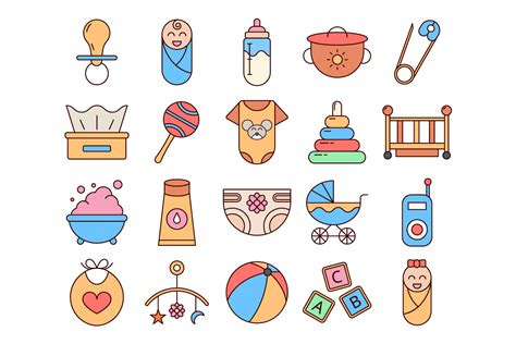 Baby Vector Free Icon Set - GraphicSurf.com