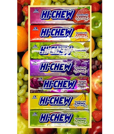 Hi-Chew Stick Chewy Fruit Candy by Morinaga 7 Assorted Flavors 2 Each – SecretPantryLA