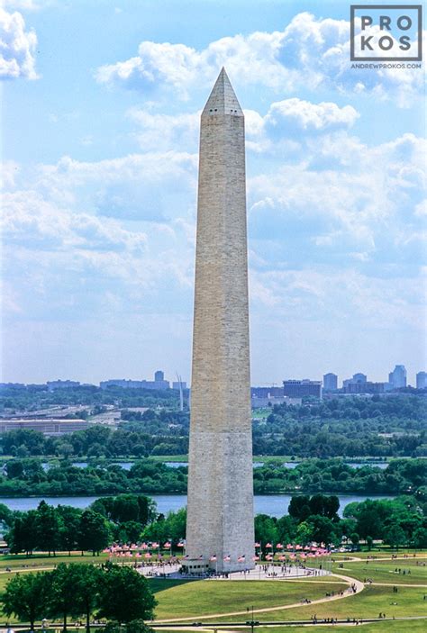 Aerial View of the Washington Monument and Mall - Cityscape Photos - PROKOS