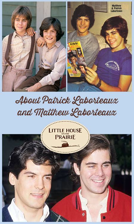 About Patrick Laborteaux and Matthew Laborteaux - Little House on the ...