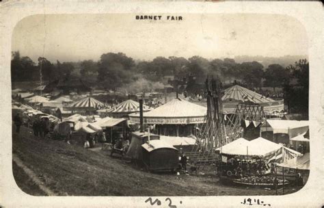 Barnet Fair VT Merry-Go-Rounds Carousels Rides c1910 Real Photo Postcard for Sale - Virtual Vermont