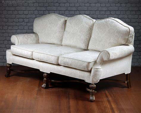 Large Queen Anne Style Sofa C.1910. - Antiques Atlas