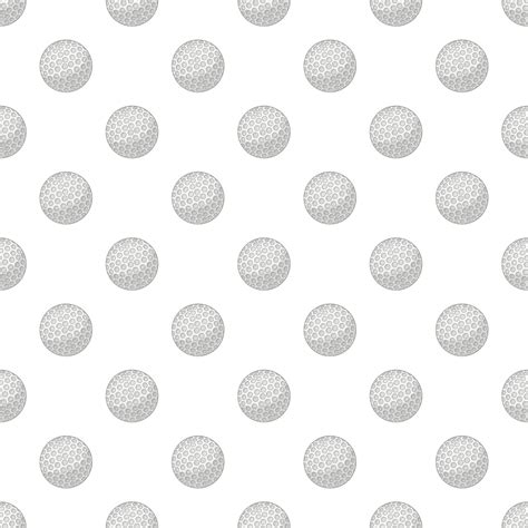 Golf ball pattern, cartoon style 15100528 Vector Art at Vecteezy