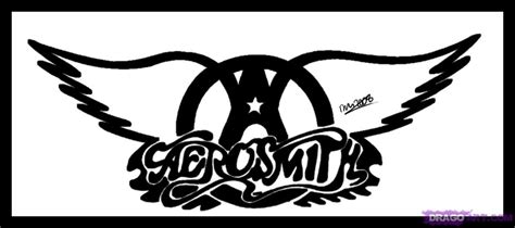 How to Draw the Aerosmith Logo, Step by Step, Band Logos, Pop ... Bon ...