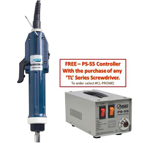 ASG TL Series Electric Torque Screwdriver ( 1.5 - 25 in.lb.) - Automation Aides