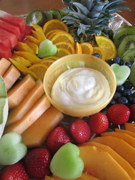 Just my Stuff: Zesty Yogurt Dip with Fruit Platter