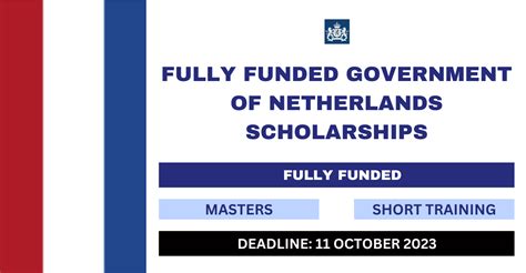 Fully Funded Government Of Netherlands Scholarships 2024 - FlashLearners