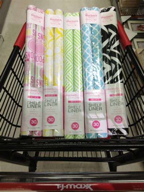 Cutest Shelf Liners for Organizing - Found Them at TJMaxx!