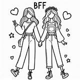 bff Ausmalbilder 2  Platos Para colorear Kindcom sketch template