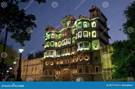 Rajwada Indore stock photo. Image of icon, indore, holkar - 40777314