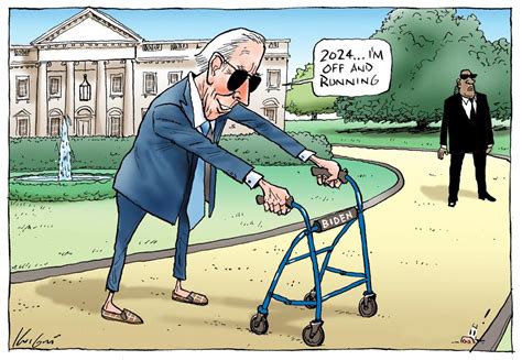 Joe Biden runs again | International Political Cartoon – Knight Cartoons