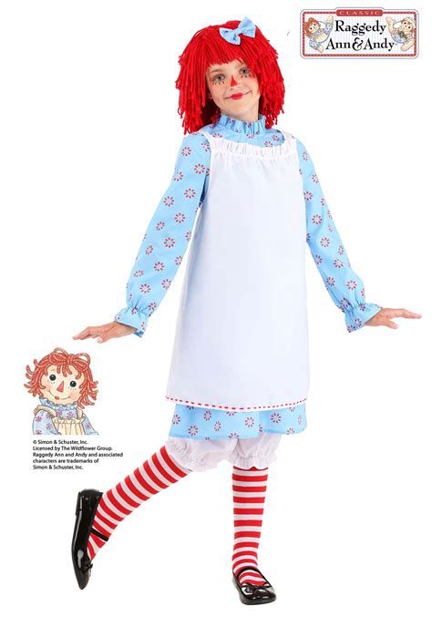 Exclusive Raggedy Ann Costume for Kid's