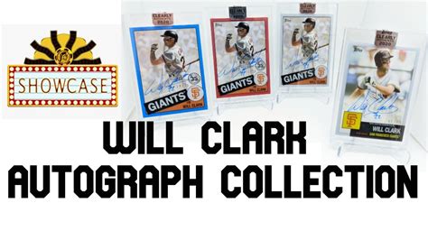 Will Clark Autograph Collection - Over 100 Autos! - YouTube