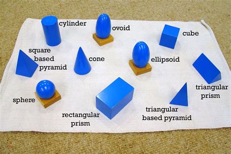 Geometric Solids - Montessori Album | Montessori math activities, Montessori activities ...