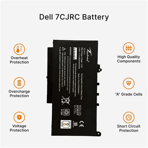 High Quality Techie Dell Latitude E7470 Battery For Dell 0579TY, 579TY ,F1KTM, PDNM2 Laptop.