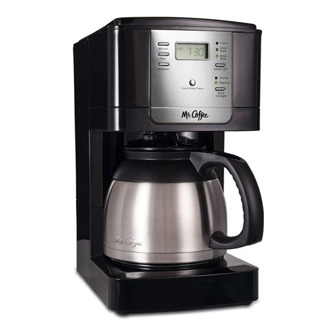 Mr. Coffee 8 Cup Thermal Programmable Stainless Steel Coffee Maker - Walmart.com - Walmart.com