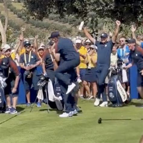 Ryder Cup 2023: Viktor Hovland makes hole-in-one on par 4 ... Viktor ...