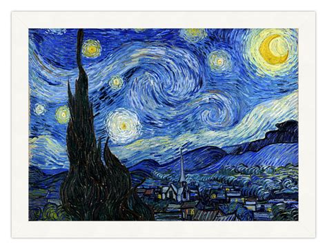 Quadro 80x60 - Noite Estrelada - Van Gogh | Elo7