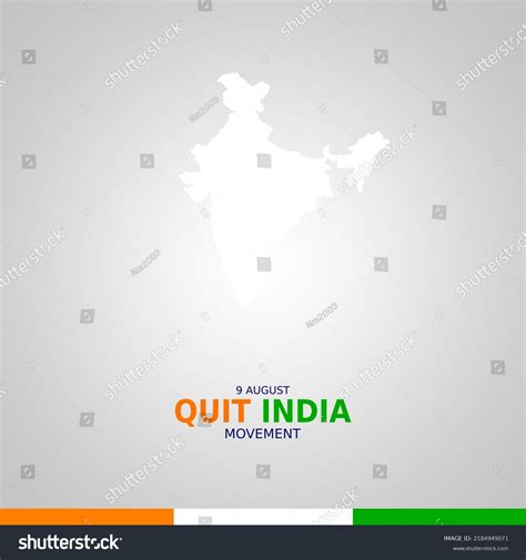 1 Quit India Movement Outline Images, Stock Photos, 3D objects ...