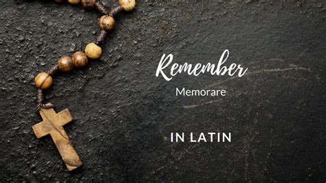 The Memorare with Latin voiceover - YouTube