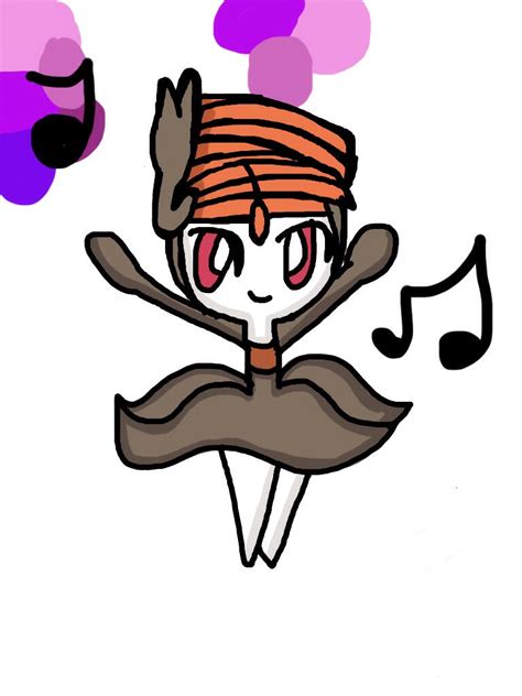 Meloetta in Pirouette Form Drawing by CartoonAnimes4Ever on DeviantArt