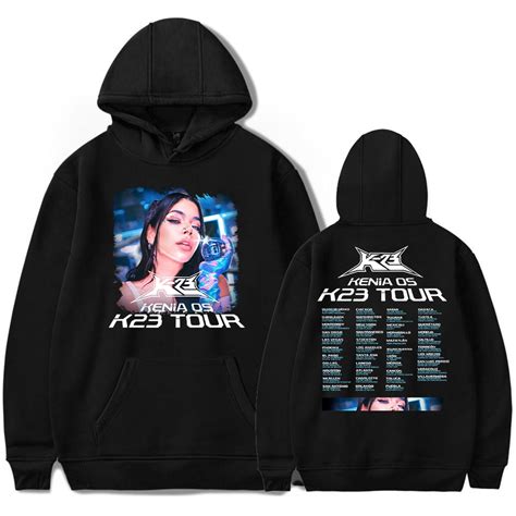 Kenia OS K23 Tour Hoodies Singer Album Merch Print Sweatshirts Winter Women/Man Fashion Funny ...