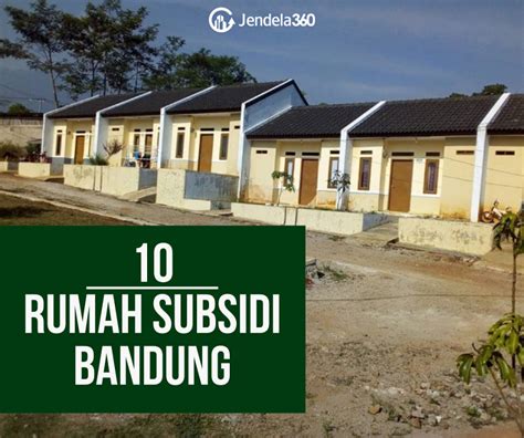 10 Rumah Subsidi Bandung Lengkap Harga Rp100 Jutaan