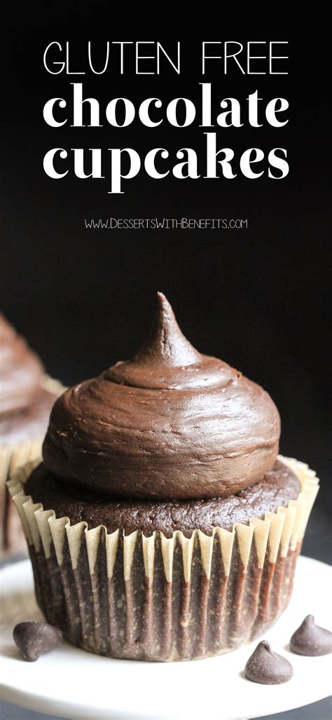 Healthy Gluten-Free Chocolate Cupcakes Recipe | Desserts With Benefits