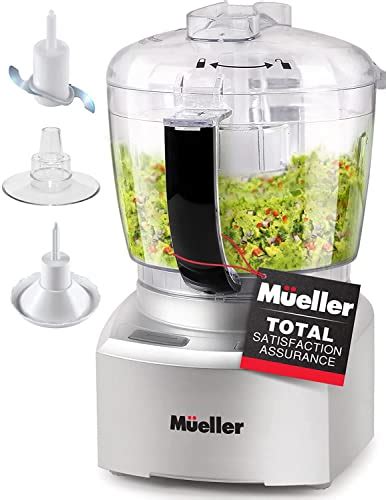 Mueller Ultra Prep Food Processor Chopper for Dicing, Grinding, Whipping and Pureeing – Mini ...