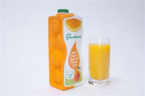 GreenBottle Eco-friendly juice container | Juice packaging, Juice, Juice bottles