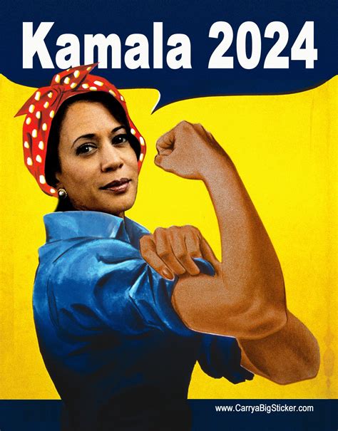 PAPER POSTER Kamala Harris 2024 Rosie the Riveter Pick Your | Etsy