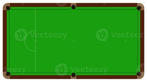 Snooker table top view 15242307 PNG