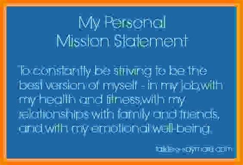 Personal Mission Statement Examples - TristinkruwWilkerson